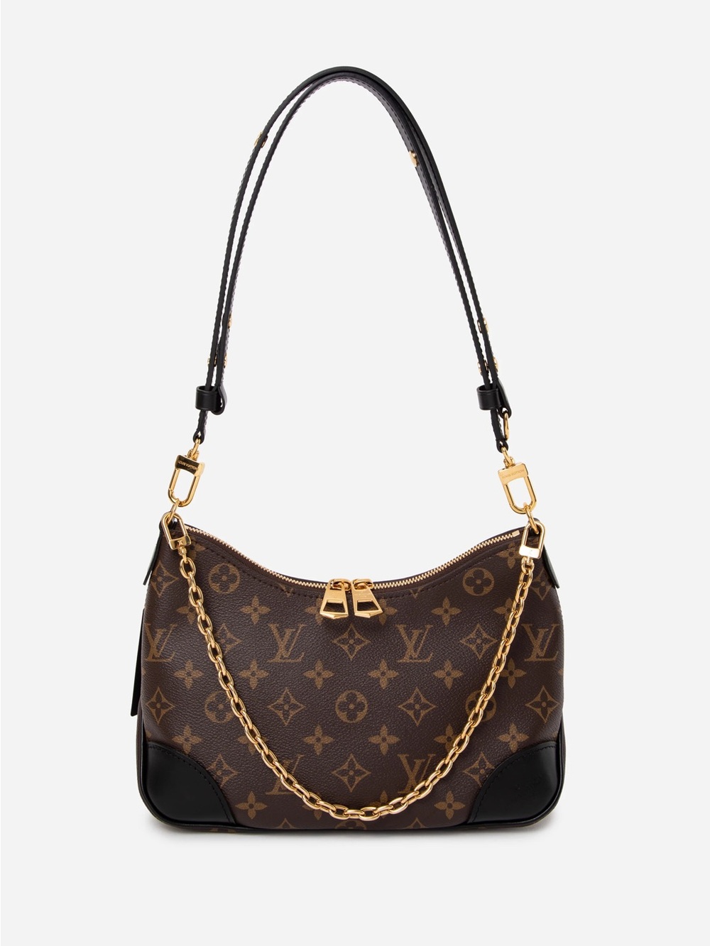 Louis Vuitton 2022 Monogram Boulogne PM Shoulder Bag Black